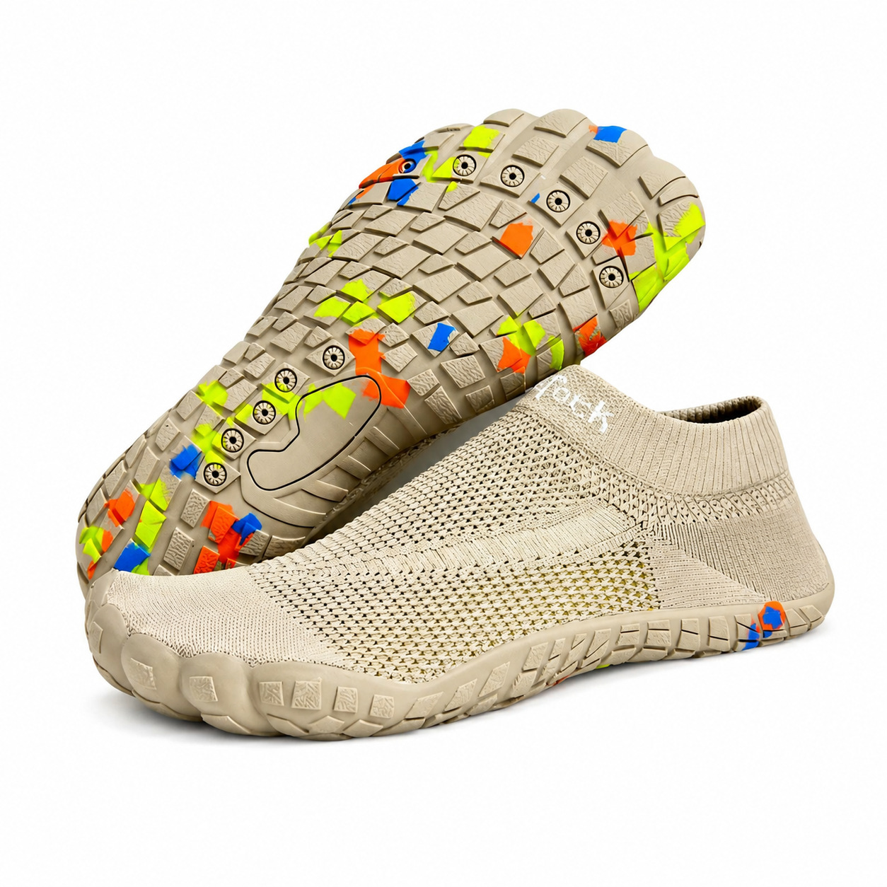 Zapatos de calcetines de verano transfronterizos de moda de punto vacío transpirable retroceso zapatos de playa ensanchados fábrica directa