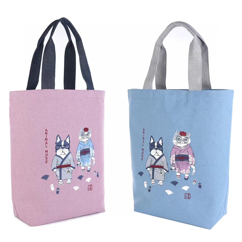 Japanese kusuguru embroidery Lucy Paul shoulder bag handbag hand bag canvas bag shopping commuter 948