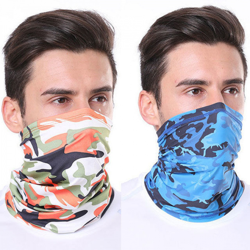 Hielo seda turbante mágico de verano deportivo al aire libre para hombres y mujeres cuello pañuelo de bicicleta máscara de pesca cuello delgado comercio exterior