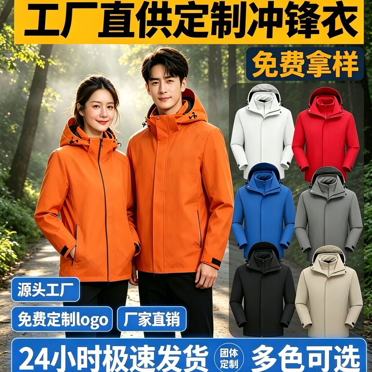 冲锋衣产品展示图