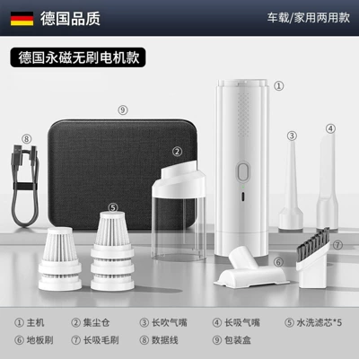 power, 5-in-1 function, 2026 new model, Tozsoranlar - pearl-white-german-permanent-magnet-brushless-motor-model-filter5-with-premium-storage-bag