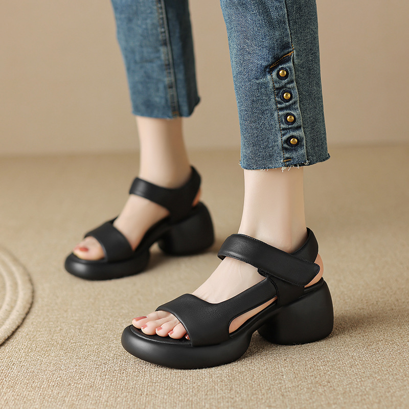 E1651 2120K GIÀY CAO GÓT NỮ CHETDI MÙA HÈ ĐẾ CAO GIÀY DÉP NỮ G05 SẢN PHẨM MỚI
