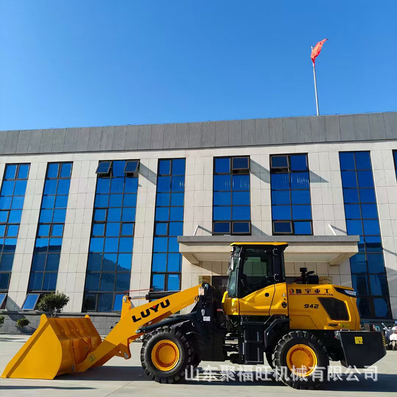 建筑工地清垃圾铲车 柴油大马力轮式装载机 矮脚虎地下室抓木机