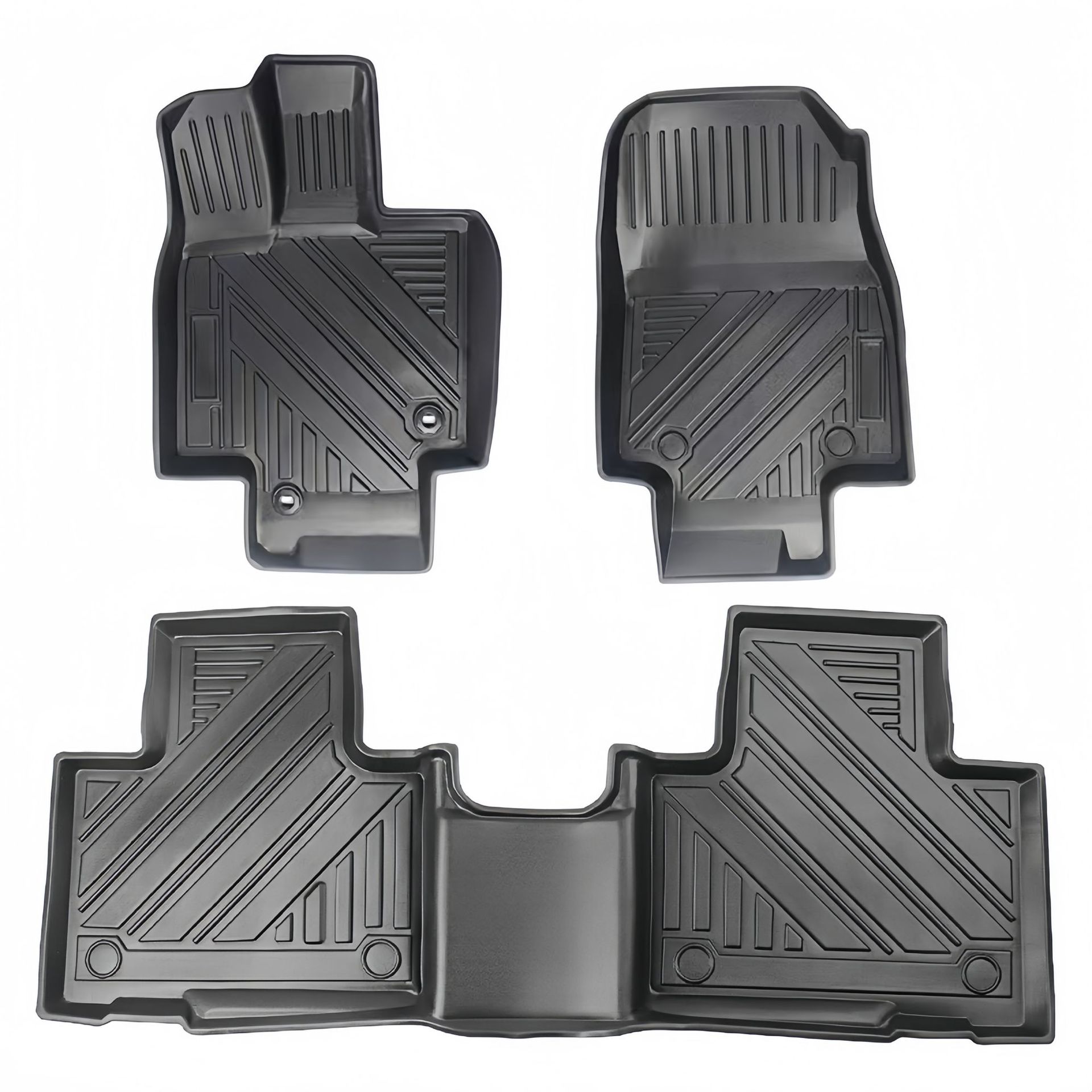 Toyota – Modelə uyğun ayaqaltı for Toyota Highlander - left-hand-drive-2022-highlander-5-seater-floor-mats