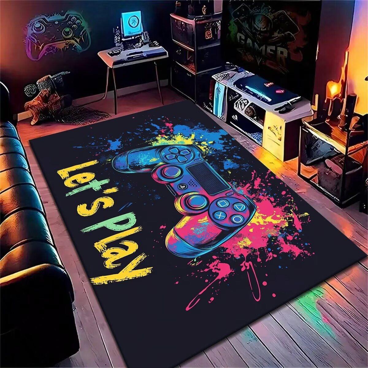 New diatomite gaming anti-slip cuttable carpet mat for entryway and bedroom use