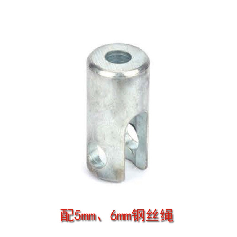 Accesorios de cuerda de acero de gimnasio mantenimiento de cable de cable de cable personalizado terminal de conexión de abrazadera de bloqueo de contrapeso