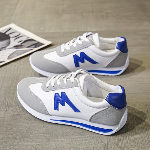 Women's 2025 Spring and Autumn Trendy Versatile Student Lightweight Thick Sole Breathable Sports Shoes to Make Feet Look Smaller