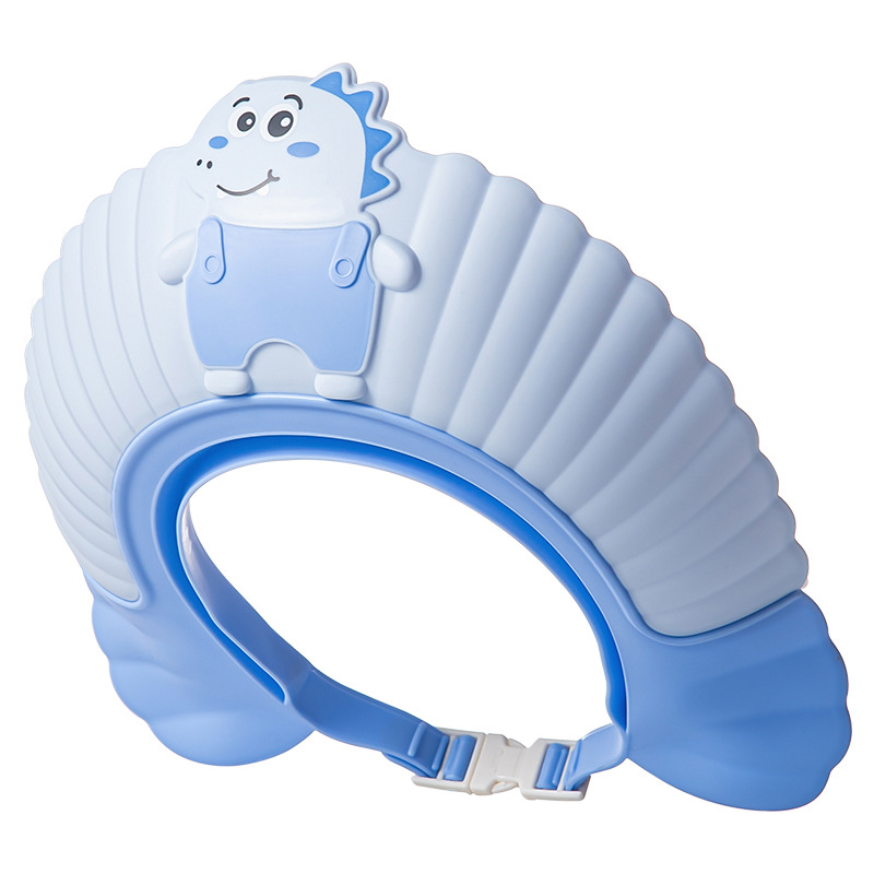 Gorro de champú para bebés, artefacto de champú para bebés, protección antioídos, protección ocular, gorro de retención de agua de goma suave, sombrero de baño para niños