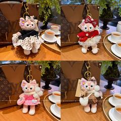 新商品の玲娜貝児のぬいぐるみのかばんは鍵を掛けてシェリーを掛けます。