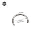 G23 titanium alloy horseshoe ring inner tooth c rod u-shaped horseshoe rod 1.0/1.2/1.6mm rod coarse puncture jewelry accessories