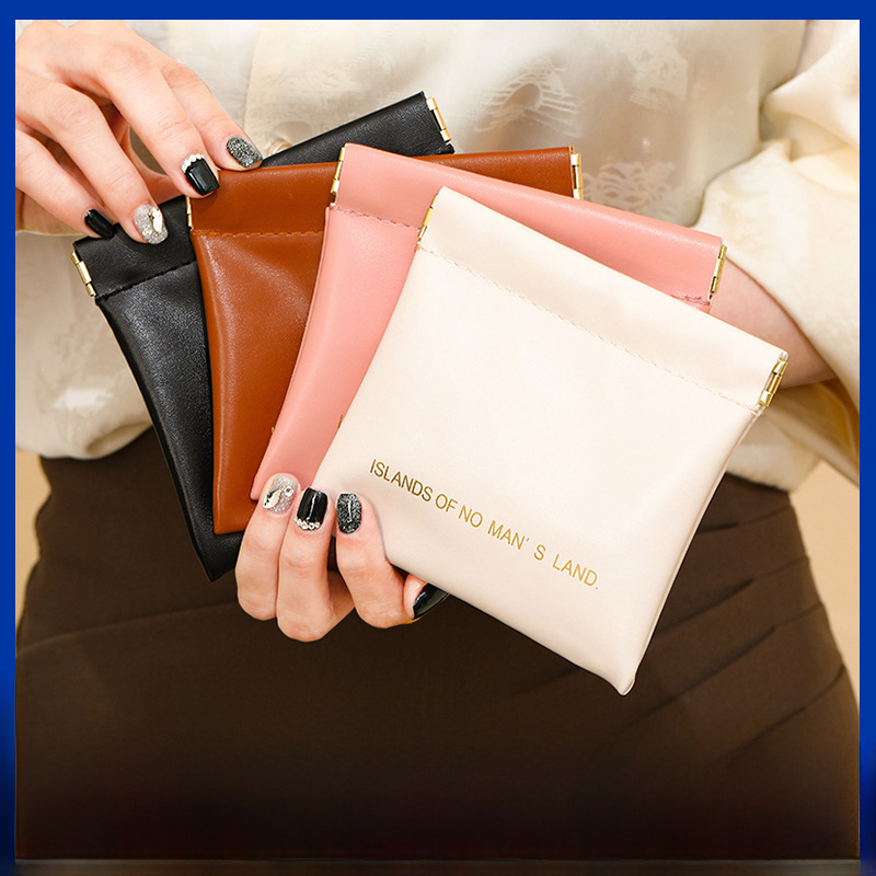 Nouveau sac de rangement en PU pour éclats d'obus, mini porte-monnaie pour femme, portefeuille pour femme, sac à cartes, sac de grande qualité, sac à cosmétiques_voghion.com