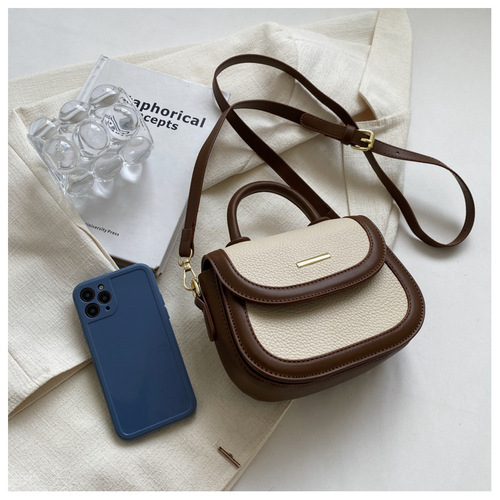 Unique Retro Handbag  New Fashion Korean Style Crossbody Bag Versatile Elegant Single Shoulder Small Square Bag