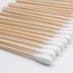 Hai's Hai No Medical Cotton Swabs Self-Sealing Bag Wound Cleansing Disinfection Cotton Sticks Disposable Sterile Beauty Makeup Sticks