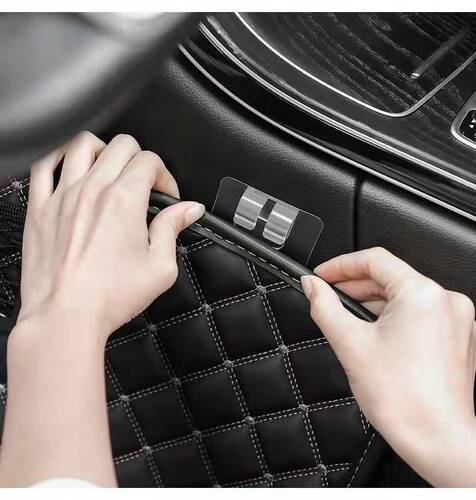 Manufacturer Car Floor Mat Fixing Tape Anti-Slip Invisible Hook and Loop Strong Removable Car Mat Holder Wholesale