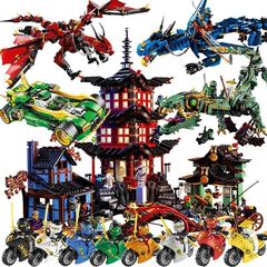 レゴニンジャゴーシリーズドラゴンメカモデル子供用組み立てられた小さな粒子ビルディングブロックおもちゃギフトと互換性があります。