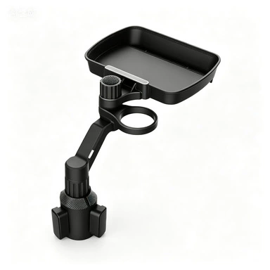 Car cup holder/beverage holder – Version - b09-1-car-mounted-tray-and-cup-holder