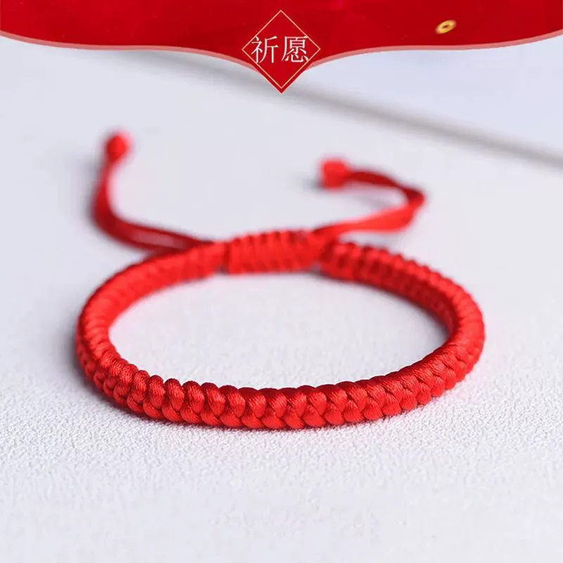 Тканая красная верёвочная bracelet handmade, брелок на день рождения для любимого, оптовая продажа