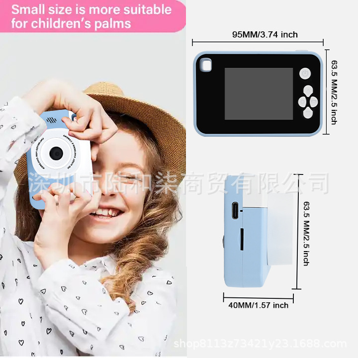 国境を越えた売れ筋子供用カメラ 4800W 高精細デュアルカメラポータブル子供用ミニカメラデジタル|undefined