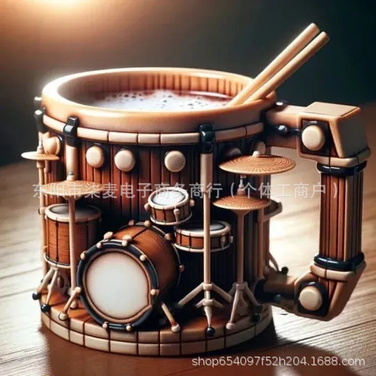 Nuevo instrumento musical transfronterizo taza de café instrumento musical taza de café creativa taza