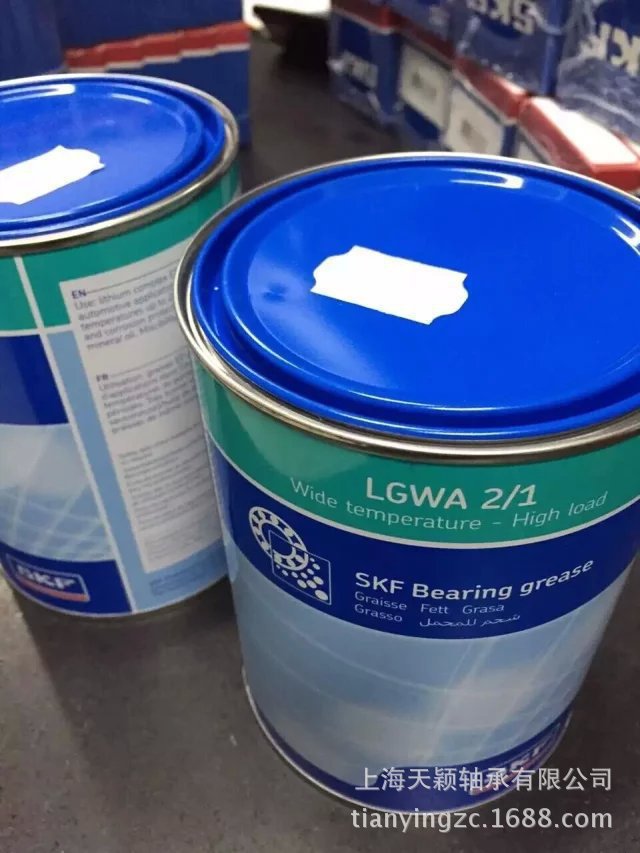SKF重载、极压、宽温轴承润滑脂LGWA 2/1KG,风机电机和洗衣机油脂