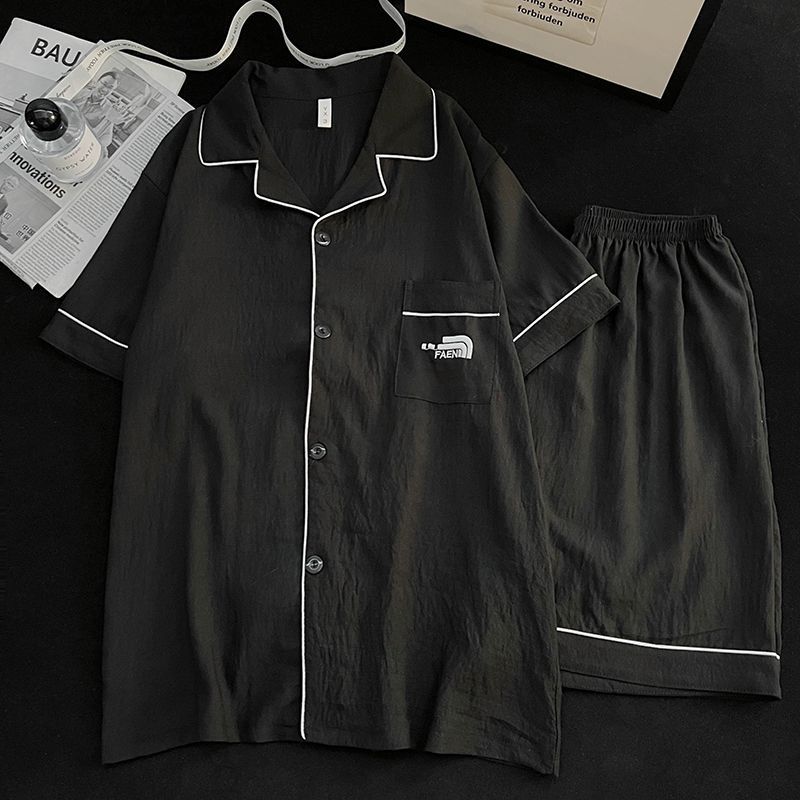 Cotton double short-xiaoqiao letters / Men's size l [recommended 50-60kg]
