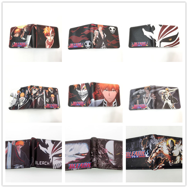 Cartoon Animation Peripheral Kurosaki Yihu Wallet Teenager Men's Personality Simple Short 20% Fold Wallet Wallet