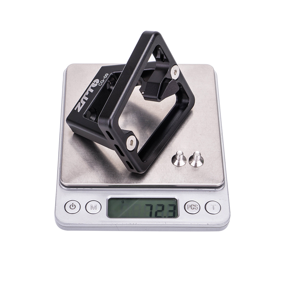 ZTTO Bicicleta plegable estante delantero soporte de montaje nariz de cerdo tela pequeña bolsa delantera soporte Front Carrier