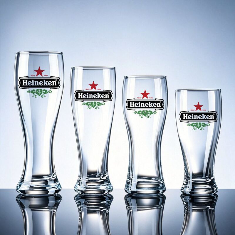 Heineken beer cup for bar use, high-end large-capacity draft beer cup, craft beer cup Heineken beer cup for bar use, high-end large-capacity draft beer cup, craft beer cup