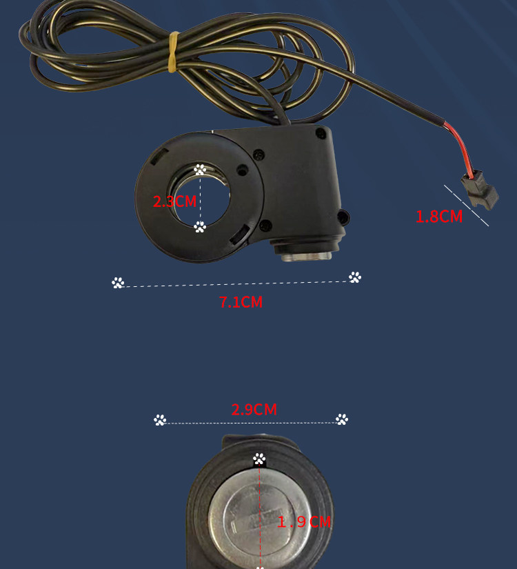 Electric Vehicle Power Switch Lock, Key Door Lock, Suitable for Electric Vehicles, Complete Set of Lock Head, Lock Core, Switch Lock Modification Accessories