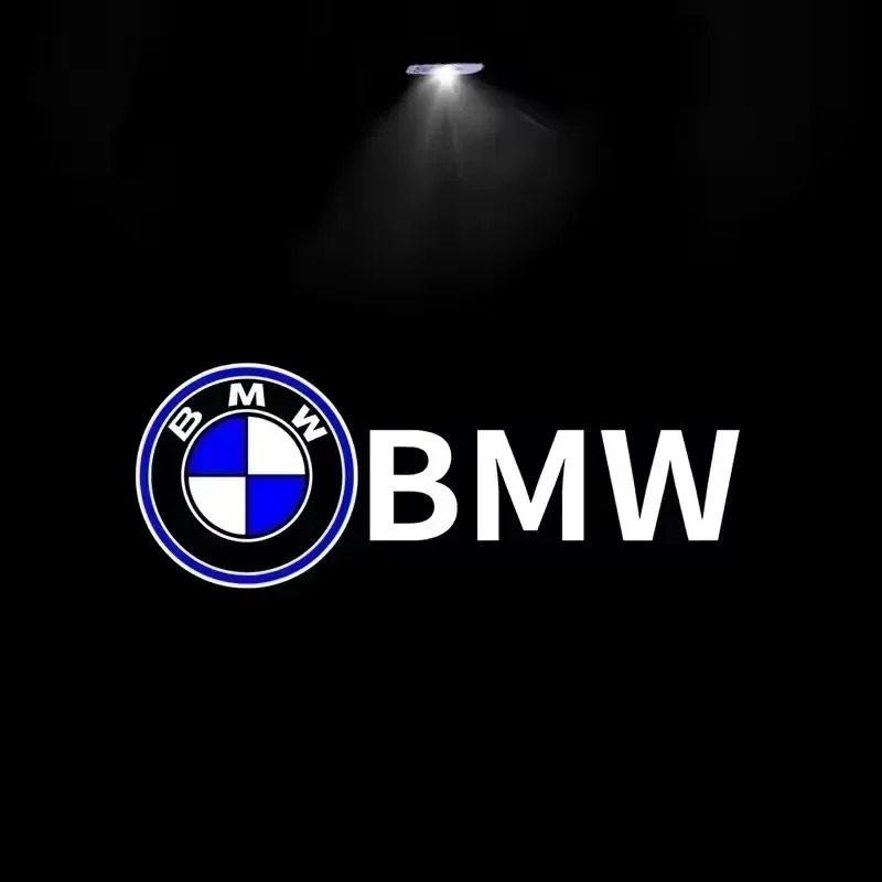 lámpara de bienvenida adecuada para la puerta de BMW lámpara de atmósfera de decoración lámpara de luz de piso lámpara de proyección láser