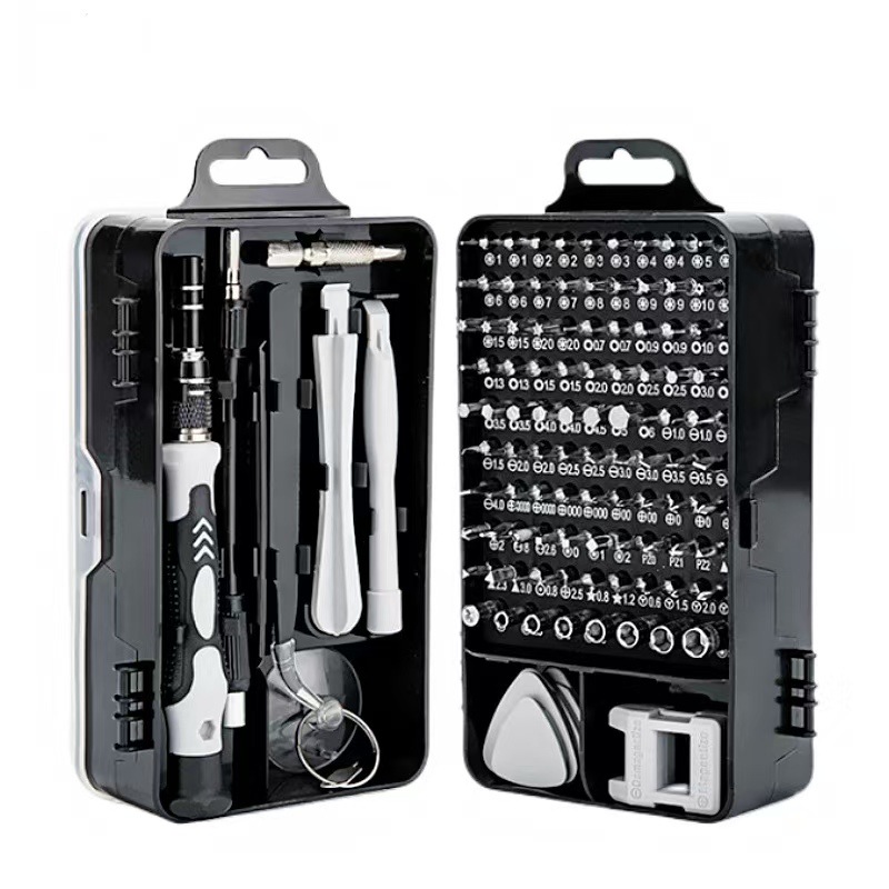 Cross-Border 115-in-1 Screwdriver Set Mobile Phone Repair Tools Full Set of Screwdriver Combination Set Hot-Selling Products