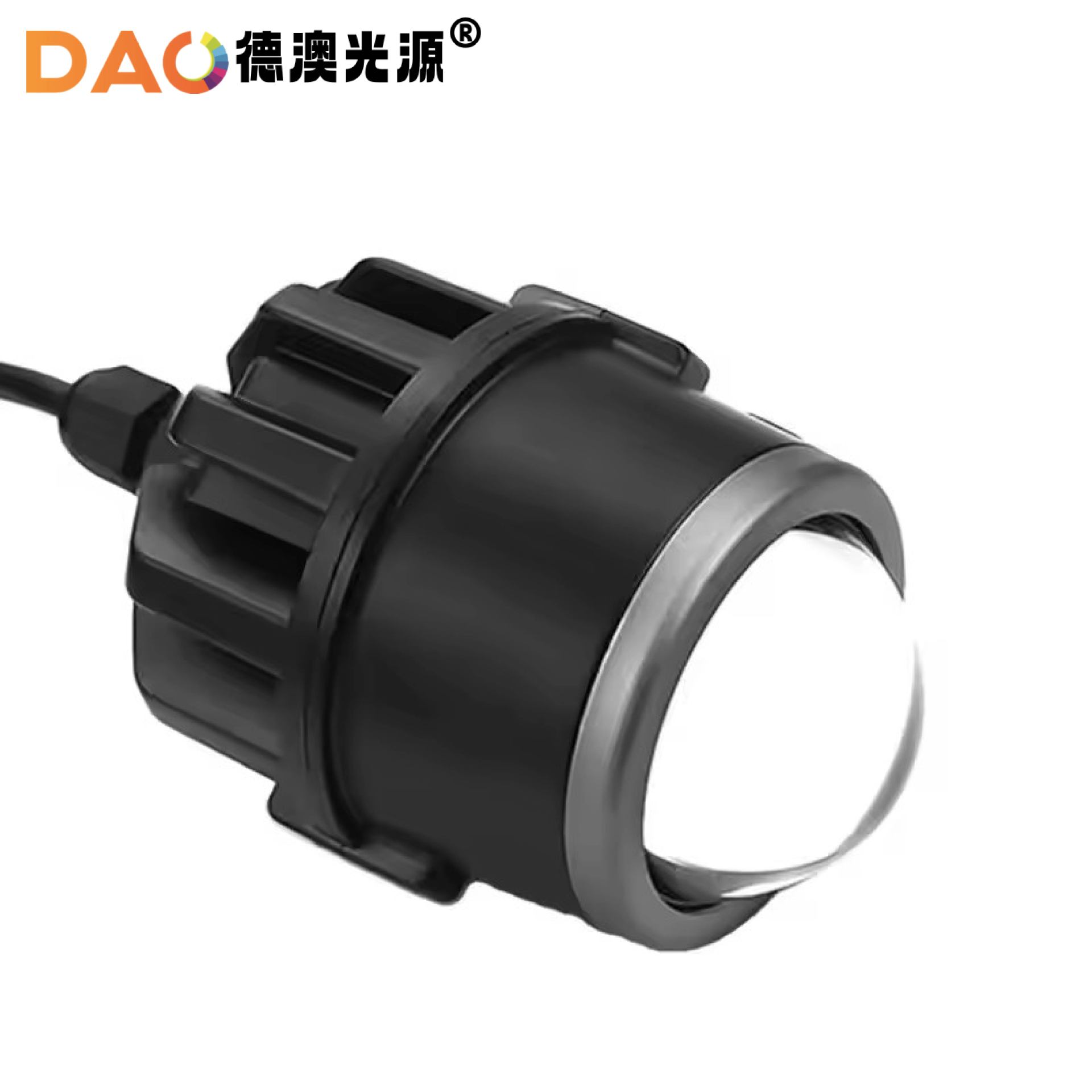 4D2.0 lámpara de niebla LED automotriz lente dual-luz transformación de lámpara de niebla láser ultra brillante de lejos y cerca de una luz blanca lámpara de niebla amarilla