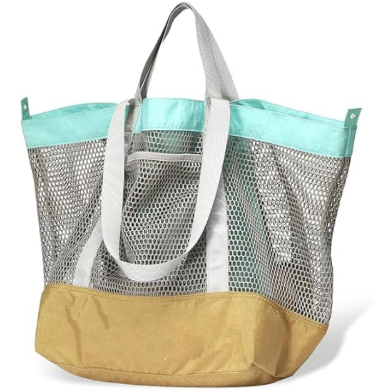 Cross-Border New Trendy Large-Capacity Shoulder Bag Summer Mesh Bag Women's Bag Korean New Handbag Versatile Casual Bag Cross-Border New Trendy Large-Capacity Shoulder Bag Summer Mesh Bag Women's Bag Korean New Handbag Versatile Casual Bag