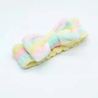 Transfronterizo lindo arco grande cinturón de pelo femenino versión coreana de lavado banda de pelo toallitas con diadema de Corea del Sur
