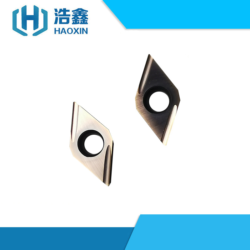 DCGT11T302R-U数控菱形刀片刀粒 硬质合金钻削刀具 内孔车刀片