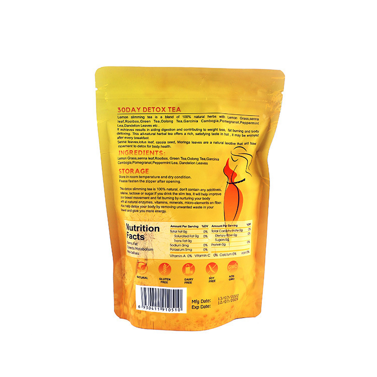 30 day detox tea fat burning and body detoxingレモン味30日茶|undefined