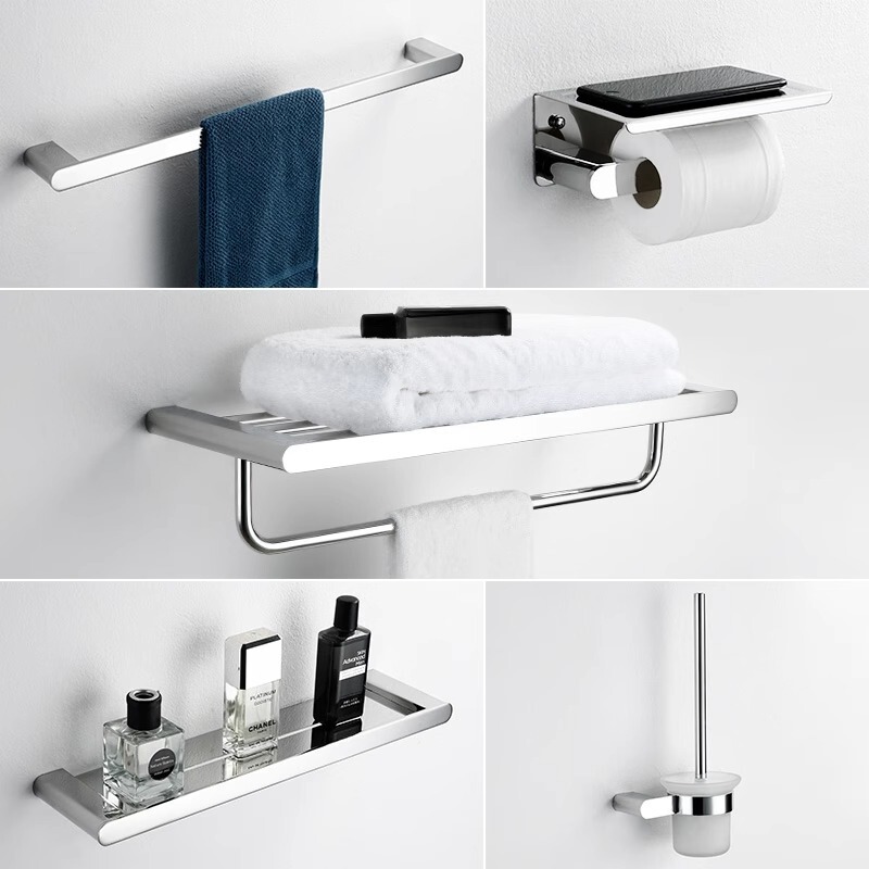 Bathroom Towel Rack 304 Stainless Steel Towel Rack suit Simple Integrated Single Rod Toilet Rack Towel Bar Bathroom Towel Rack 304 Stainless Steel Towel Rack suit Simple Integrated Single Rod Toilet Rack Towel Bar