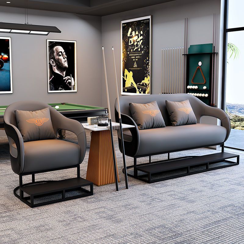 Sala de billar, sofá de invitados, silla de observación de pelota, silla de asiento de tarjeta, sala de billar, mesa de recepción de ocio y combinación de sillas image 10