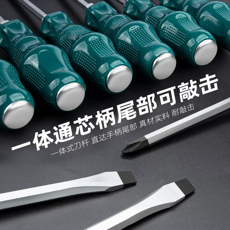 Screwdriver, long tools set