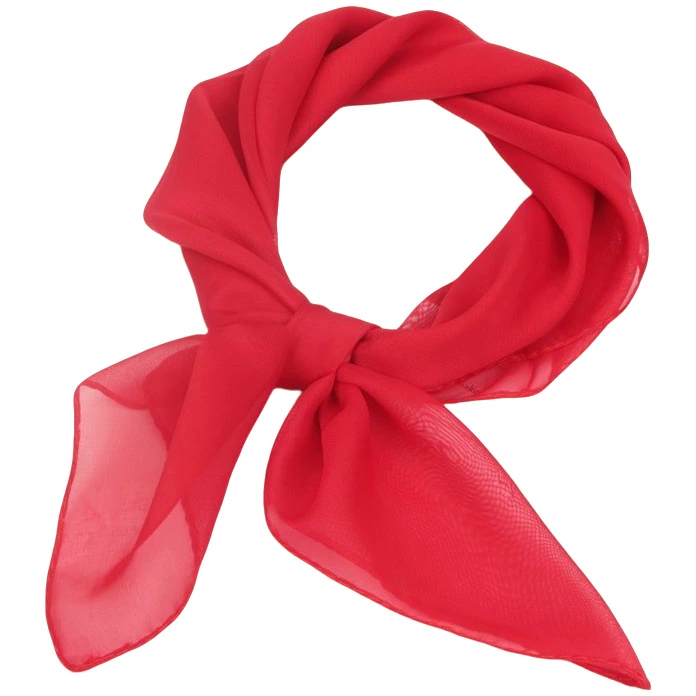 Thin handkerchief, shiffon universal neckerchief, square scarf