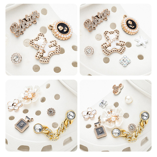 Cave shoes accessories Shoe flowers Personalized DIY shoes women's shoes rhinestone jewelry removable shoe buckle wholesale accessories set