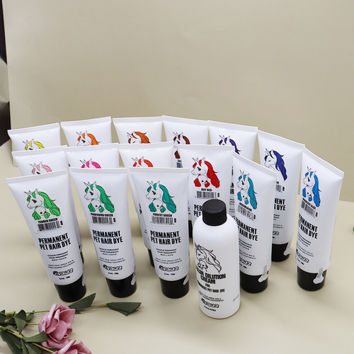Small paw print opawz colorful dog dye pet hair dye cream multi-color shop beauty cute pet styling tool