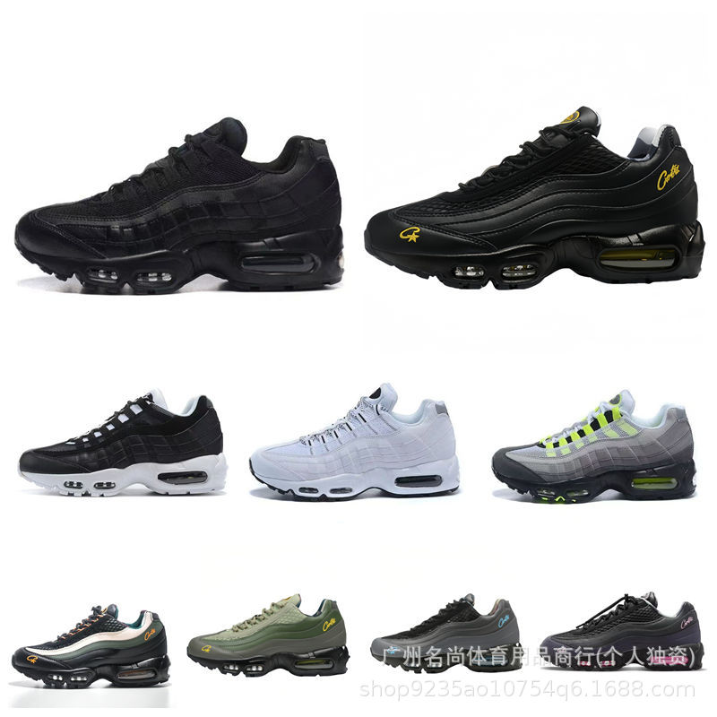 2025 New Cross-Border Foreign Trade Shoes British Street Fashion Max95Corteiz Air-Cushion Shoes Sports Men's Shoes Trendy Brand