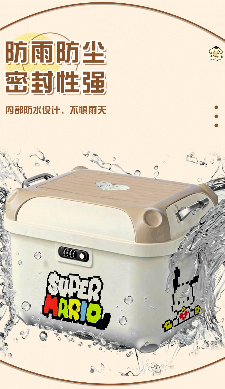 Suitable for Yadi Aima Electric Vehicles, Large-Capacity Storage Trunk, Sturdy Butterfly Tail Box for Electric Scooters