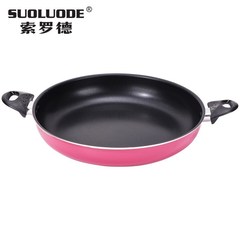 キッチン家庭用ノンスティックフライパン麦飯石フライパン両耳卵焼きパンケーキ果実フライパンプレゼント鍋