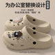 Women's Cave Shoes Summer 2025 New Style Office Non-slip Deodorant Beach Baotou Sandals and Slippers for Women