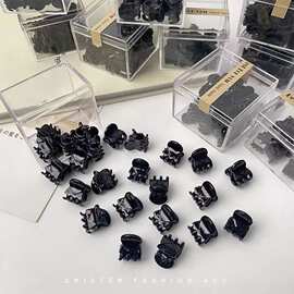 迷你小抓夹网红高颜值侧边1.5cm刘海前额碎发夹子编发卡发饰