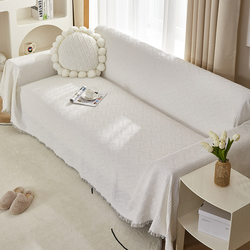 Nórdico color sólido sofá toalla ins sofá liberación cubierta completa Internet celebridad manta simple sofá cubierta sofá cojín cubierta de tela