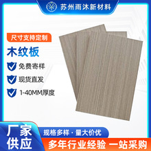 木纹板装修板PVC发泡板木饰面墙板轻质橱柜防水板阻燃B1级