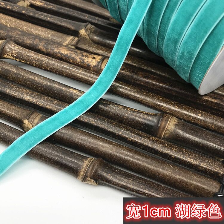 1cm unilateral cinta de terciopelo cinta de terciopelo multi-tamaño cinta de terciopelo ropa de tocado material de decoración